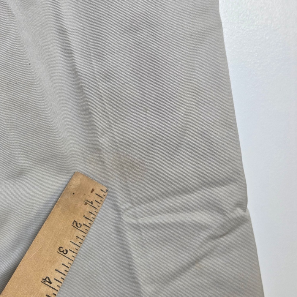 L.L.Bean Women's 10 Tall Khaki Pleated Pants Elastic Straight Leg Beige Trousers - Picture 2 of 11